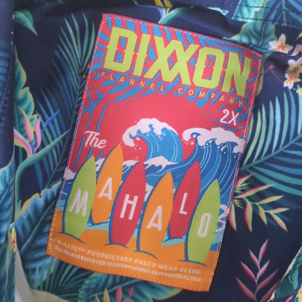Dixxon Tropical "Mahalo" S Short Sleeve Shirt - Picture 5 of 13